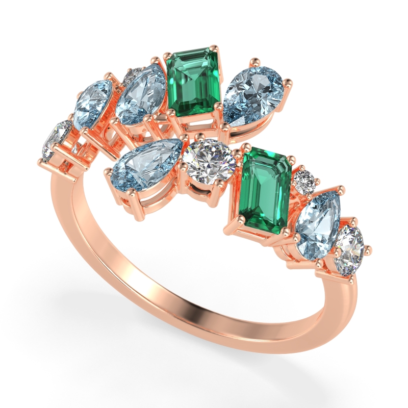 Fashion Multi-Shape Split Shank Garvi Band