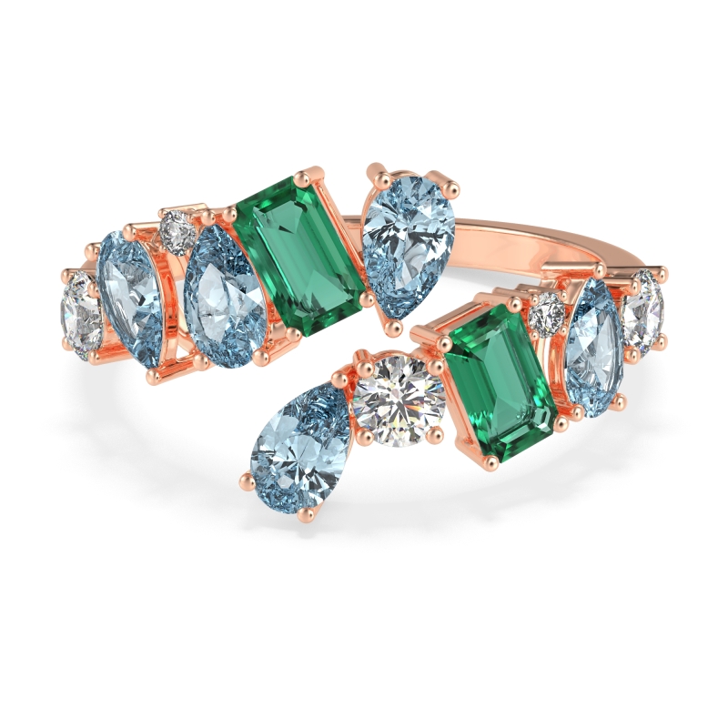Fashion Multi-Shape Split Shank Garvi Band