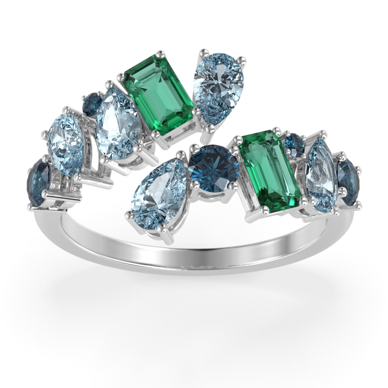 Fashion Multi-Shape Split Shank Garvi Band