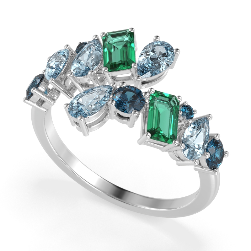 Fashion Multi-Shape Split Shank Garvi Band