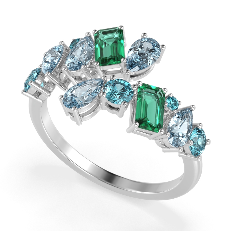 Fashion Multi-Shape Split Shank Garvi Band