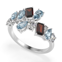Fashion Multi-Shape Split Shank Garvi Band