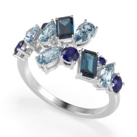 Fashion Multi-Shape Split Shank Garvi Band