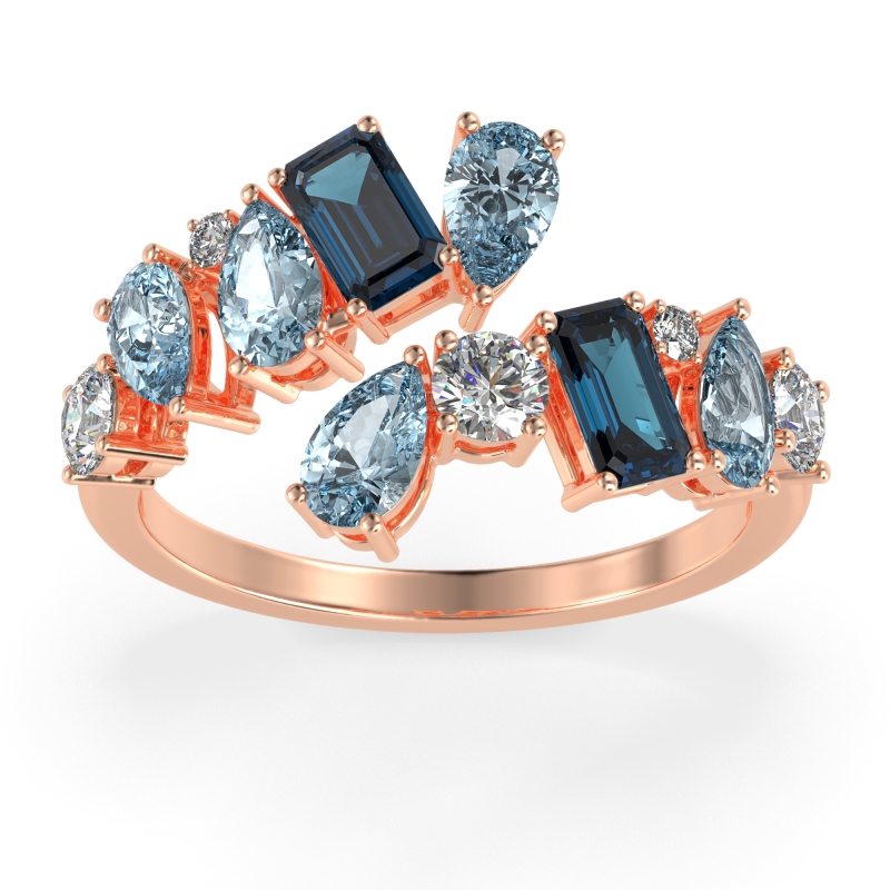 Fashion Multi-Shape Split Shank Garvi Band