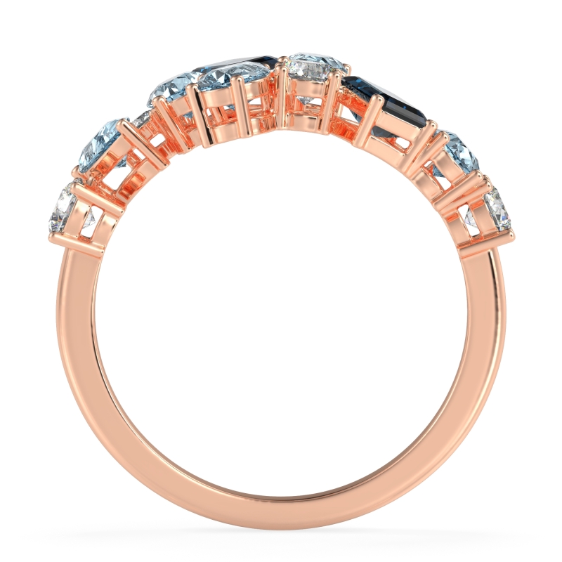 Fashion Multi-Shape Split Shank Garvi Band