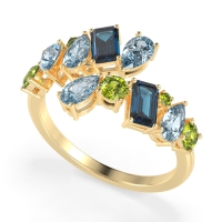 Fashion Multi-Shape Split Shank Garvi Band