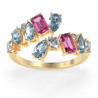 Fashion Multi-Shape Split Shank Garvi Band