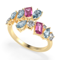 Fashion Multi-Shape Split Shank Garvi Band