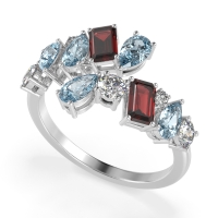 Fashion Multi-Shape Split Shank Garvi Band