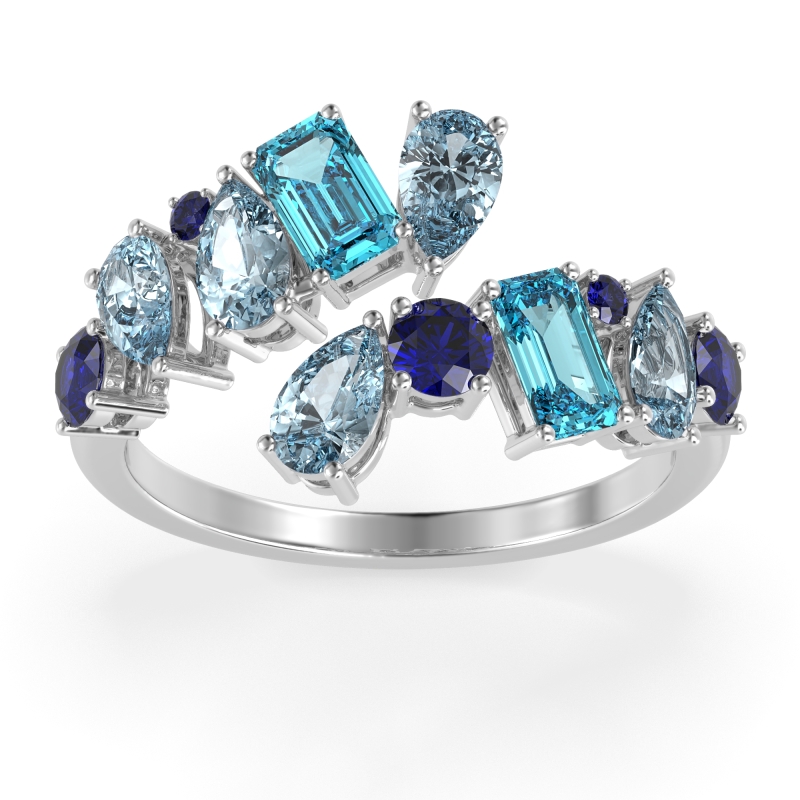 Fashion Multi-Shape Split Shank Garvi Band