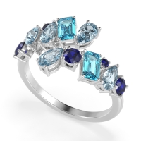 Fashion Multi-Shape Split Shank Garvi Band