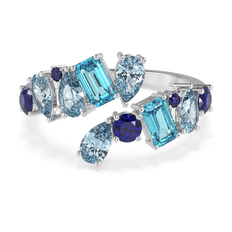 Fashion Multi-Shape Split Shank Garvi Band