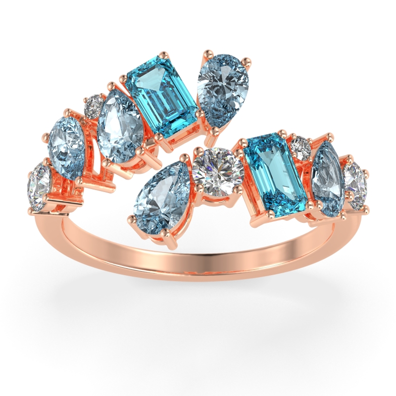 Fashion Multi-Shape Split Shank Garvi Band