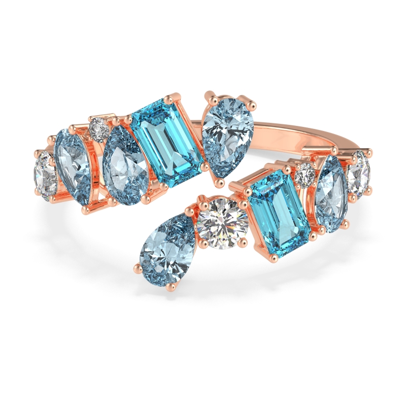 Fashion Multi-Shape Split Shank Garvi Band