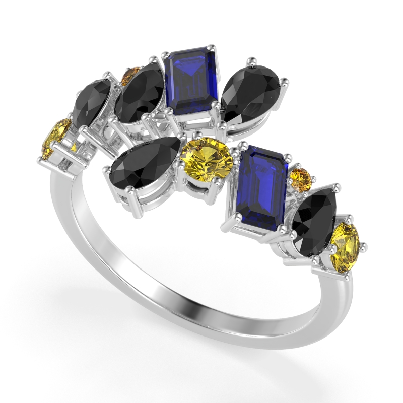 Fashion Multi-Shape Split Shank Garvi Band