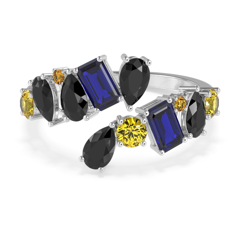 Fashion Multi-Shape Split Shank Garvi Band