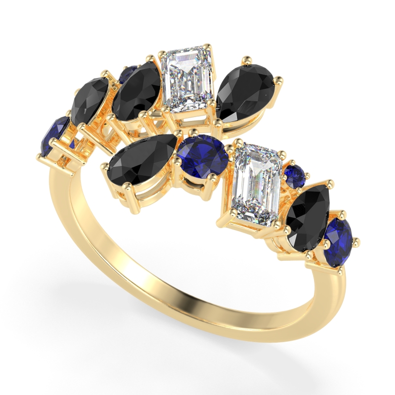 Fashion Multi-Shape Split Shank Garvi Band