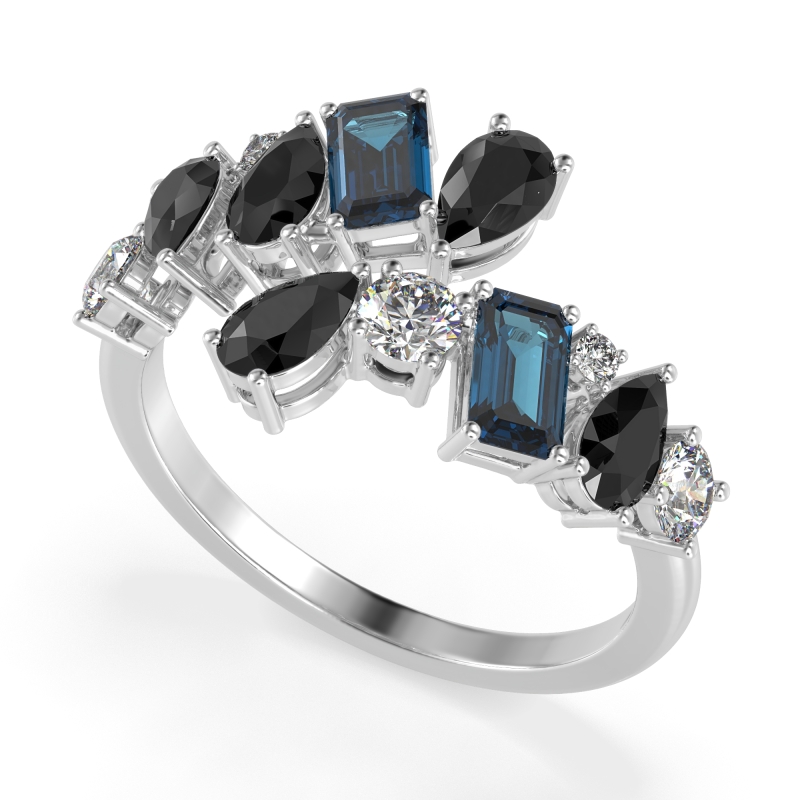 Fashion Multi-Shape Split Shank Garvi Band