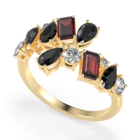 Fashion Multi-Shape Split Shank Garvi Band