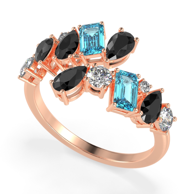 Fashion Multi-Shape Split Shank Garvi Band