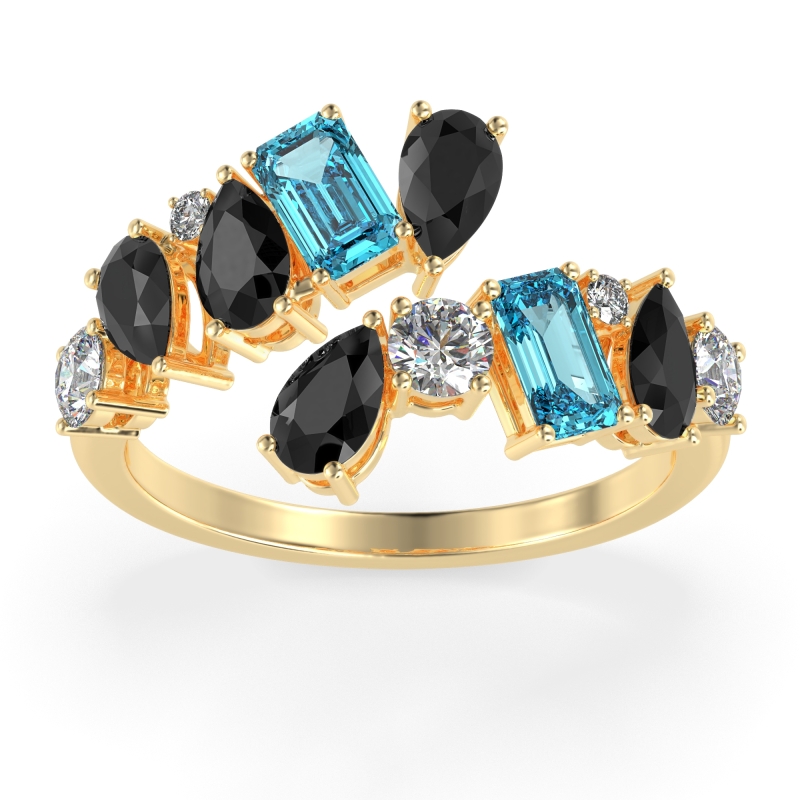 Fashion Multi-Shape Split Shank Garvi Band