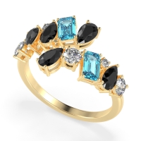 Fashion Multi-Shape Split Shank Garvi Band