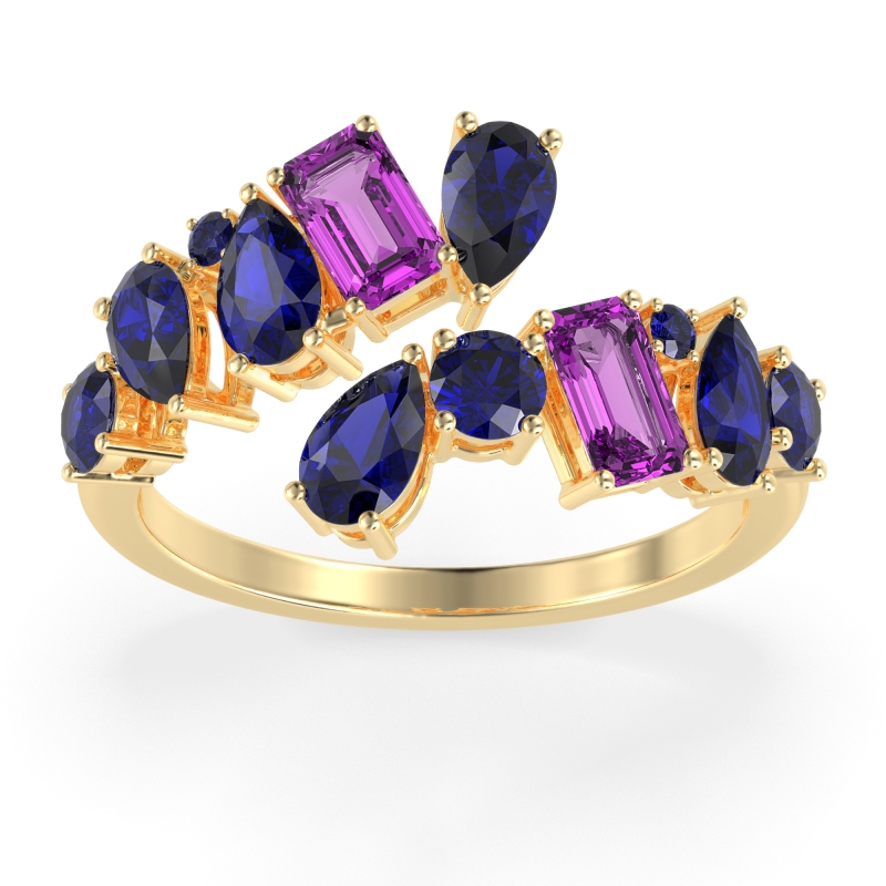 Fashion Multi-Shape Split Shank Garvi Band