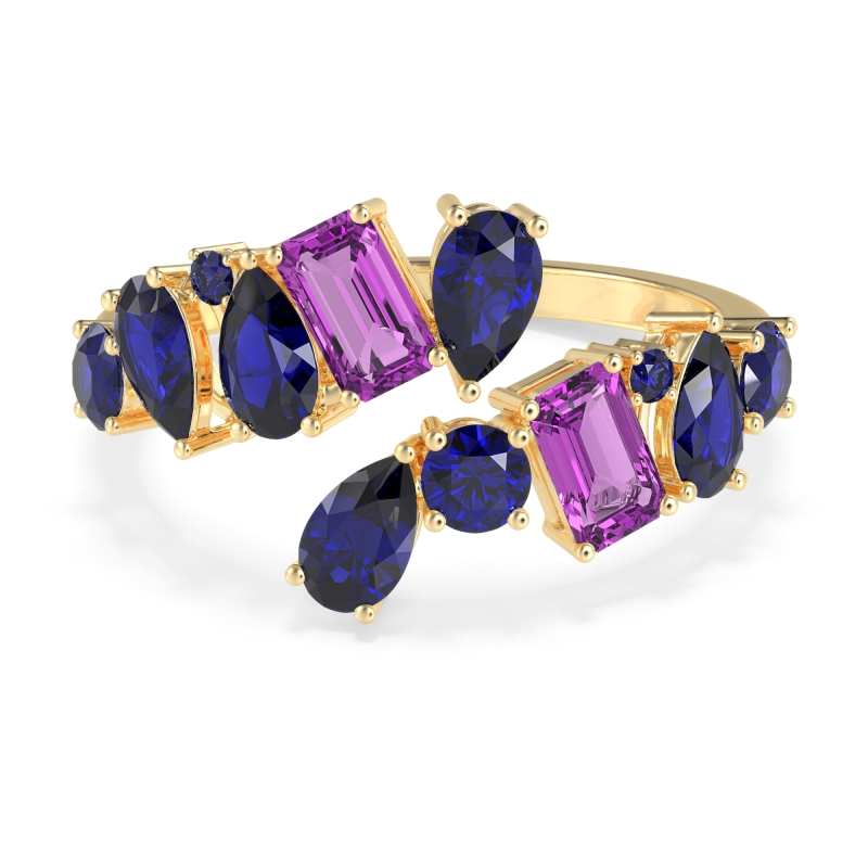 Fashion Multi-Shape Split Shank Garvi Band