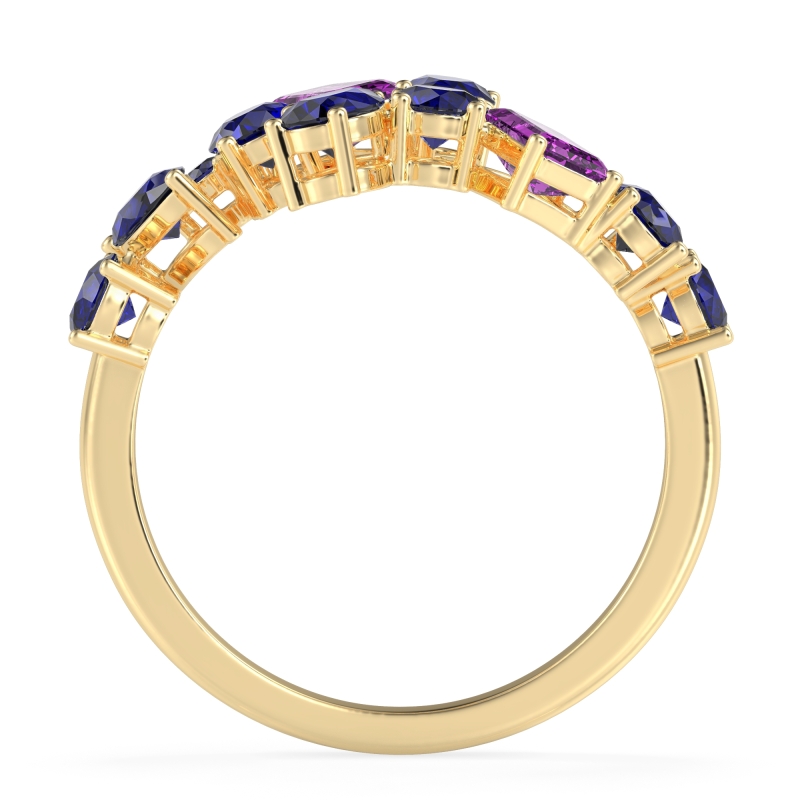 Fashion Multi-Shape Split Shank Garvi Band