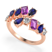 Fashion Multi-Shape Split Shank Garvi Band