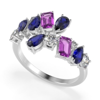 Fashion Multi-Shape Split Shank Garvi Band