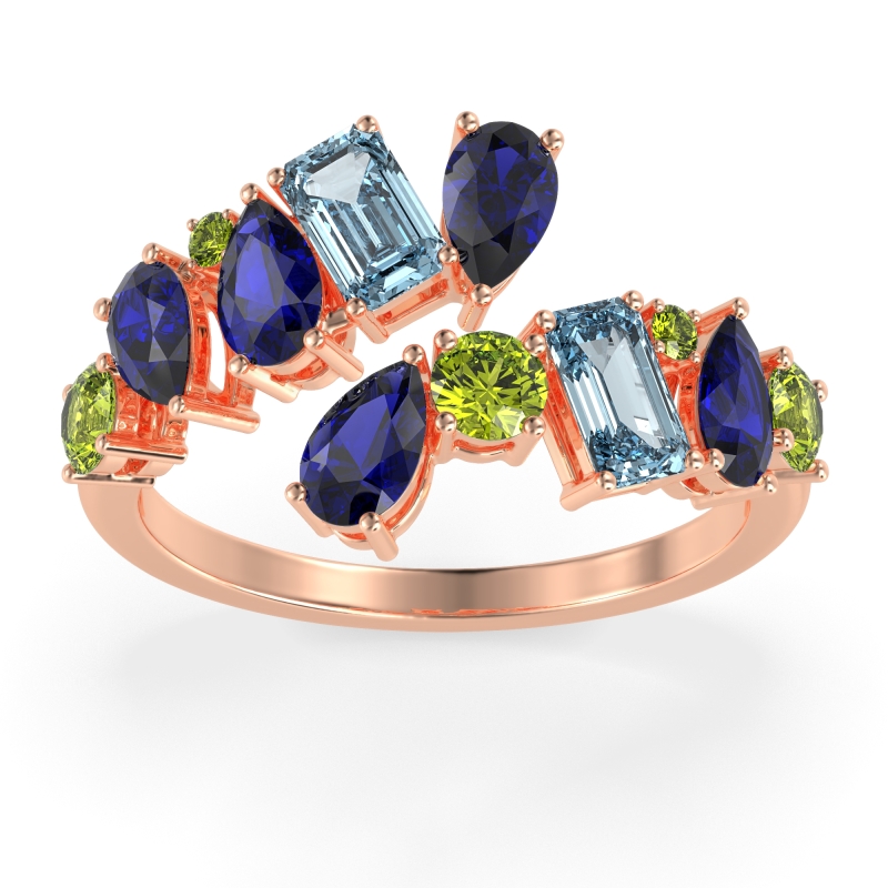 Fashion Multi-Shape Split Shank Garvi Band