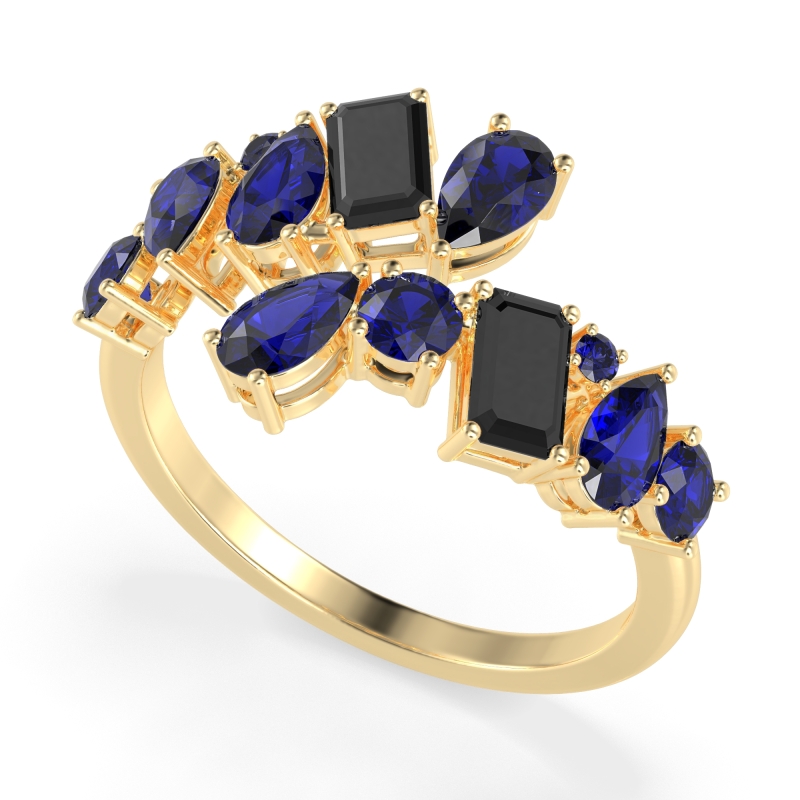 Fashion Multi-Shape Split Shank Garvi Band