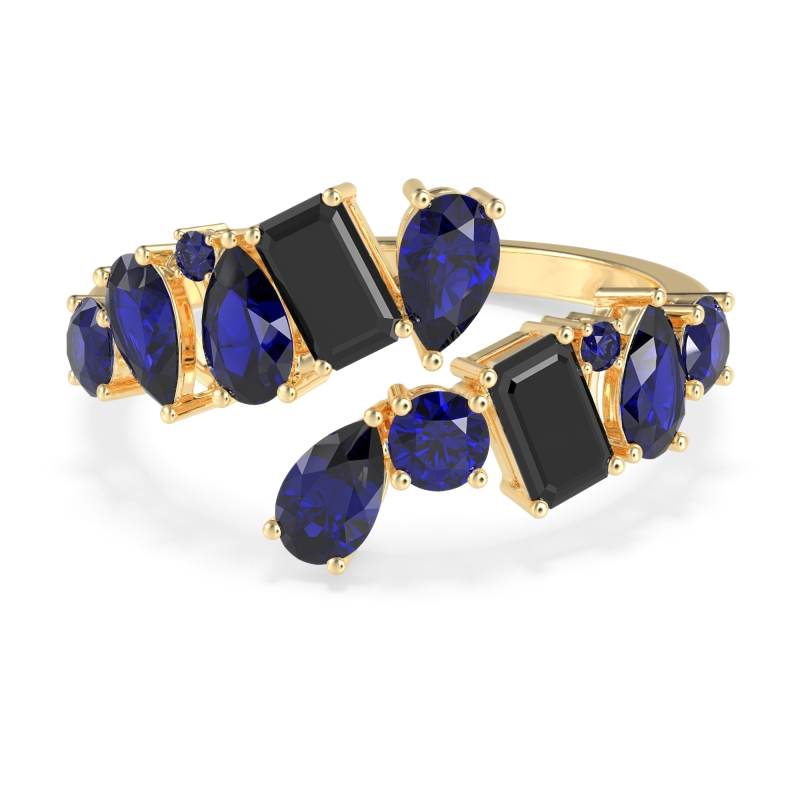 Fashion Multi-Shape Split Shank Garvi Band