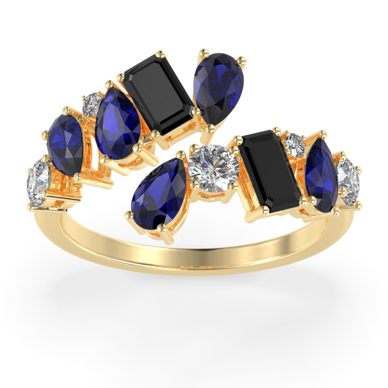 Fashion Multi-Shape Split Shank Garvi Band