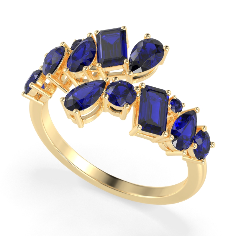 Fashion Multi-Shape Split Shank Garvi Band