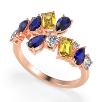 Fashion Multi-Shape Split Shank Garvi Band