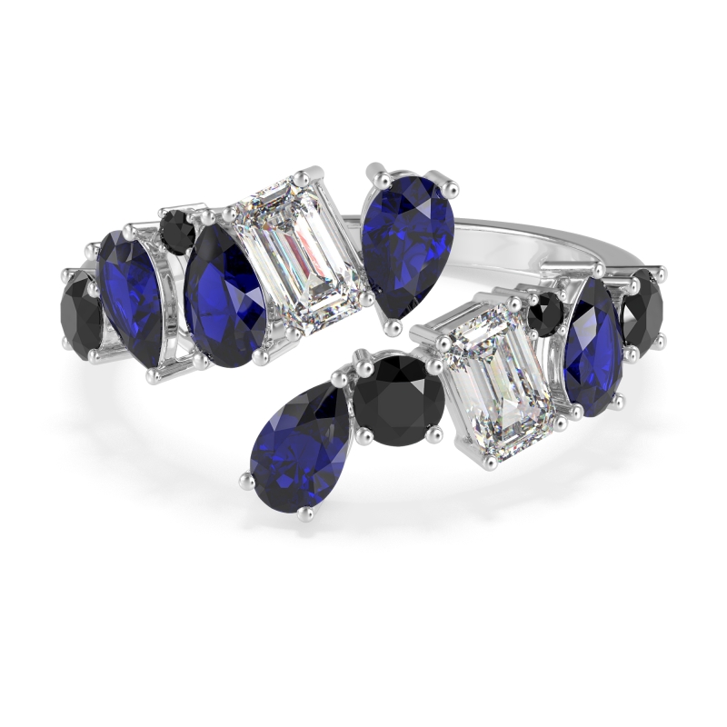 Fashion Multi-Shape Split Shank Garvi Band