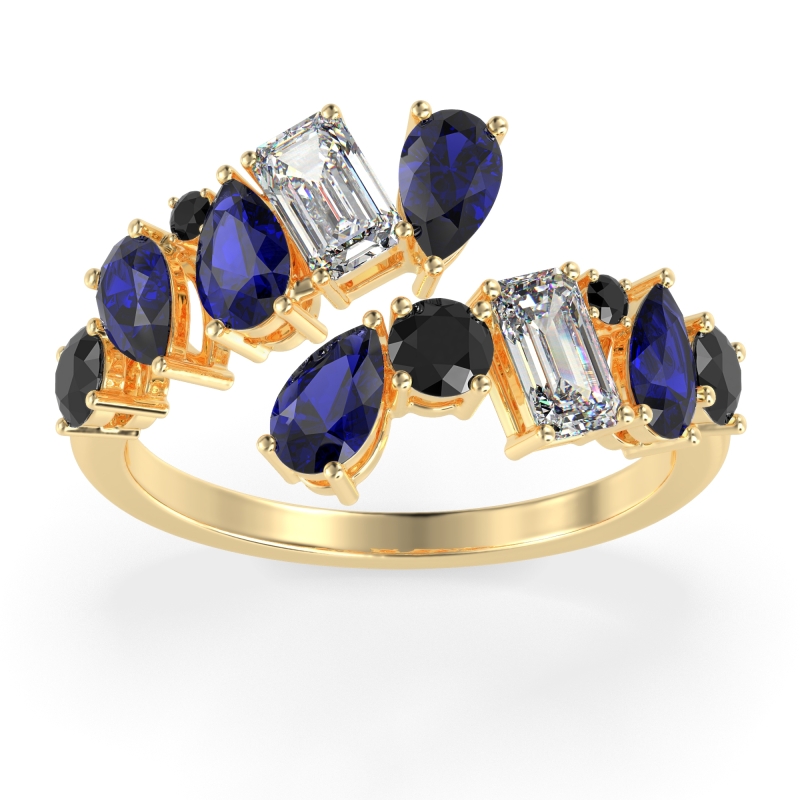 Fashion Multi-Shape Split Shank Garvi Band