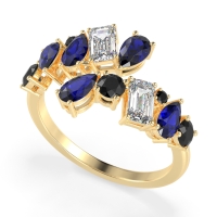 Fashion Multi-Shape Split Shank Garvi Band