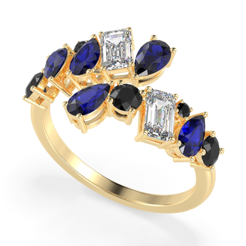 Fashion Multi-Shape Split Shank Garvi Band