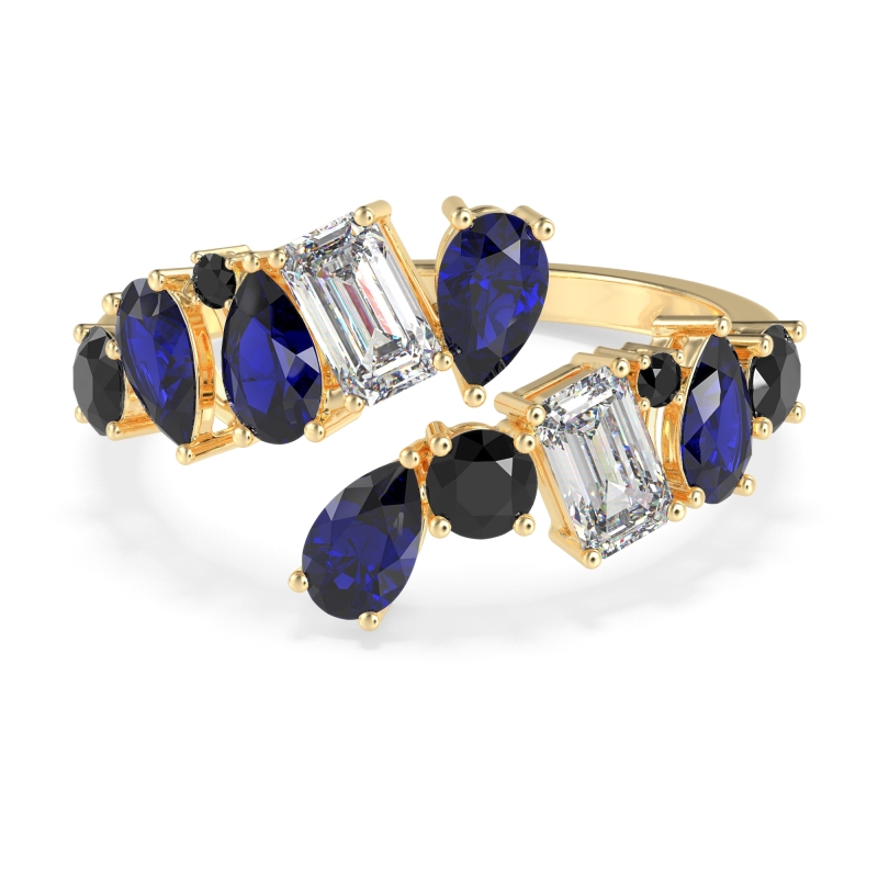 Fashion Multi-Shape Split Shank Garvi Band