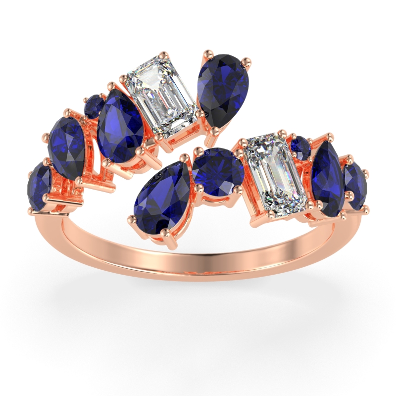 Fashion Multi-Shape Split Shank Garvi Band