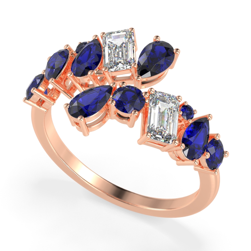 Fashion Multi-Shape Split Shank Garvi Band