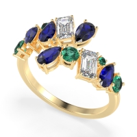 Fashion Multi-Shape Split Shank Garvi Band