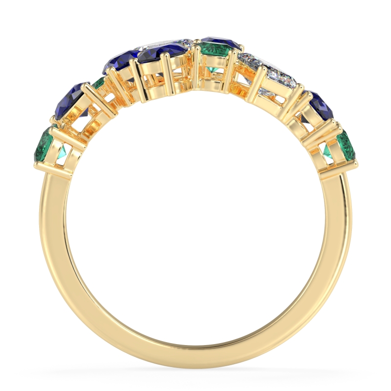 Fashion Multi-Shape Split Shank Garvi Band