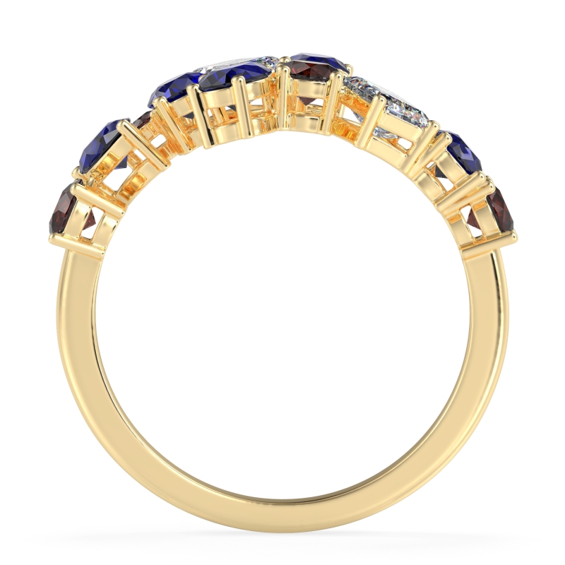 Fashion Multi-Shape Split Shank Garvi Band