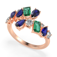 Fashion Multi-Shape Split Shank Garvi Band