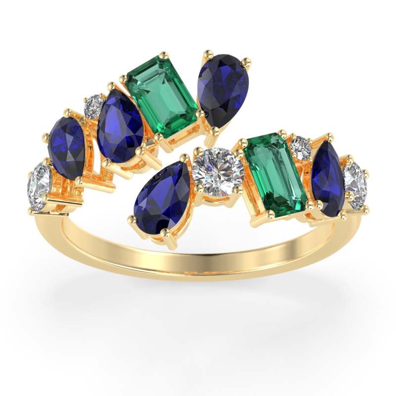 Fashion Multi-Shape Split Shank Garvi Band