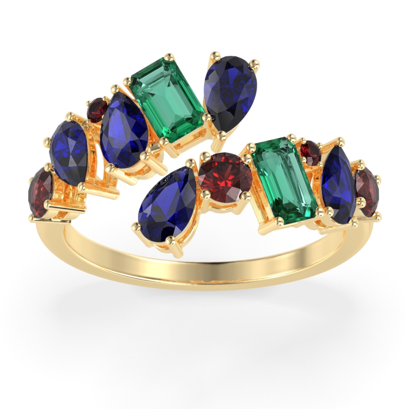 Fashion Multi-Shape Split Shank Garvi Band